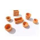 Minuture Outdoor Pots 1 12 Doll House