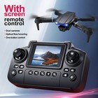 Drone 2026 4k Hd Dual Camera Wifi Fpv Rc Portable Quadcopter Remote 3 Battery