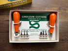 Vintage Speedball Linoleum Cutter Set Assortment No 2 Product 4132 