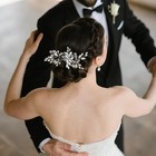 Crystal Bridal Hair Combs Rhinestones Hairpieces Flower Wedding Clips Accesso   