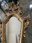 Antique Italian Baroque Hand Carved Gilded Mirror