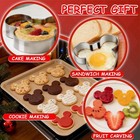 Tmflexe Mouse Cookie Cutter Sandwich Cutters For Kids Pack Of 5  Mickey 5pcs 