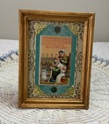 Vintage Antique Victorian Trade Card Framed  Mother   Babies  Advertising Milk