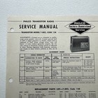 1960 Philco Radio Transistor Model T-802 Code 124 Service Manual Vintage