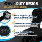 Perkhomy 1 8  X 50  Bungee Shock Cord Rope Marine Grade X 50   Black