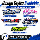 Custom Name Decal Full Color Printed Personalized Vinyl Sticker