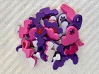 Lot Of Valentine Craft Supplies- Foam Hearts  Foam Stickers  Sequins