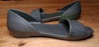 Crocs Lina D orsay Embellished Shoe Women Us 10 Sandal Slip On Shoe Black New