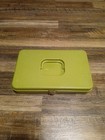 4 Vintage Wil-hold Wilson Mfg Sewing Box Thread Bobbin Holder Tray Green Yellow