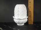 Vintage Fenton Art Glass Milk Glass Hobnail Fairy Lamp