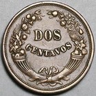 1938-c Peru Dos 2 Centavos Xf Radiant Sun Coin  24110306r 