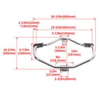 1 1 4   Engine Guard Highway Crash Bar For Harley Sportster 883 1200 2004-2022