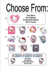 30 Hello Kitty Personalized Address Labels