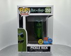 Funko Pop Pickle Rick  350 Glow Exclusive Rick And Morty Collectible Figure