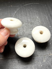 Vintage Porcelain Ceramic Drawer Knobs Pulls Lot Of 3 Size 1 25 In