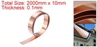 Copper Sheet Roll 2000x10x0 1mm Pure Copper Strip Copper Flashing