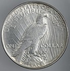 1923-d  1 Peace Silver Dollar  denver  Au Details  cleaned scratch   260909-031 