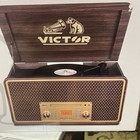Victor Monument 8-in-1 Wood Music Center Mahogany New In Box