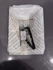 Amscan Flapper Fringe Dress Costume Adult Small 2-4 Ivory gold Halloween