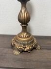 Vintage Mcm Brass Colored Metal L l Wmc Made Hat Stand 16    Tall