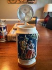 Vintage Beer Stein German With Pewter Lid Made In Germany