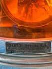 Dietz Model 211 Sae-w3-65 Amber Rotating Beacon Light 4x Ge 12v Lamps Clean Rare