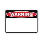 Warning Sign Personalized 8  X 12  Aluminum Metal Customize With Text Or Picture