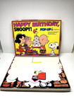 Vintage Happy Birthday Snoopy 60s Pop Up Stand Colorform Playset Peanuts Unused