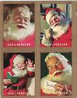 2018 Hobbies Forever Stamps Booklet Santa Claus Vintage Holiday Art 20 Stamps