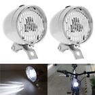 2pack Classical Vintage 3-led Bike Headlight Bicycle Retro Light Front Head Lamp