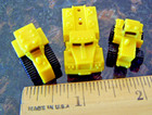 Lot Of 3 Miniature Construction Vehicles For Model Railroad Layout Display Set