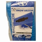 Light Weight Winter Extended Pole Blue Snow Broom Jumbo 2 In 1 Ice Scraper New