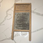Columbus Washboard Co  Dubl Handi Freestanding Wood metal Wash Board Clothes