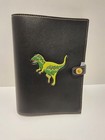 Nib Coach New York Rexy Dinosaur Leather Notebook Dino New Ce928