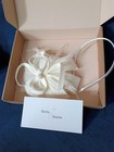 Ivory Fascinator Hat Handmade Sinamay Feather Derby Hat