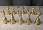 Disney Snow White 12 Gold Plated Bells New England Collectors Society Read Descr