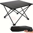 Ultralight Folding Camping Table  15 5 Inch Portable Side Desk For Beach Picnic