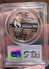 1996   p Paralympic Silver Dollar     Pcgs Pr69 Dcam     Commemorative     Deep Cameo