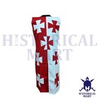 Medieval Templar Knight Crusader Tunic Sleeveless Cotton Surcoat Costume