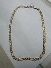Yellow Gold Figaro Chain 20    6 5mm- 14kt  solid 