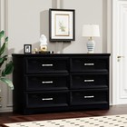 Modern 3 Drawer Bedroom Chest Of Drawers With 6 Drawer Dresser For Living Room