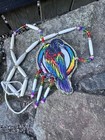 Raven Medallion Native American Beadwork Pow Wow Native Made