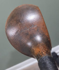 Antique Vintage Spalding Hickory Wood Shaft Golf Club Driver Left-handed
