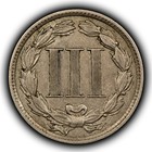 1881 3c Nickel Three-cent Piece - Luster - Xf - Sku-z5967