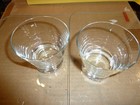 Two  2  Etched Woodford Reserve Bourbon Whiskey Rocks Glasses - Wide Mouth