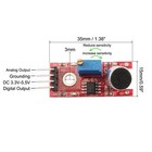 Sound Microphone Sensor Detection Module With Do Ao For Arduino Uno R3 Avr 3pcs