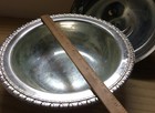 Vtg 1970s Rodgers Bro Silver Plated Footed Casserole Serving Bowl   Dish W  Lid