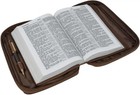 Genuine Leather Large Book Covers Bible With Handle  brown  Brown