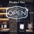Open Sign For Business  Led Dimmable Neon Open Sign With 12v 2a Adapter  16 5  X