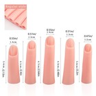5 Pcs Practice Hand Fake Nails Kit  Silicone False Finger Practice Fingers Wi   